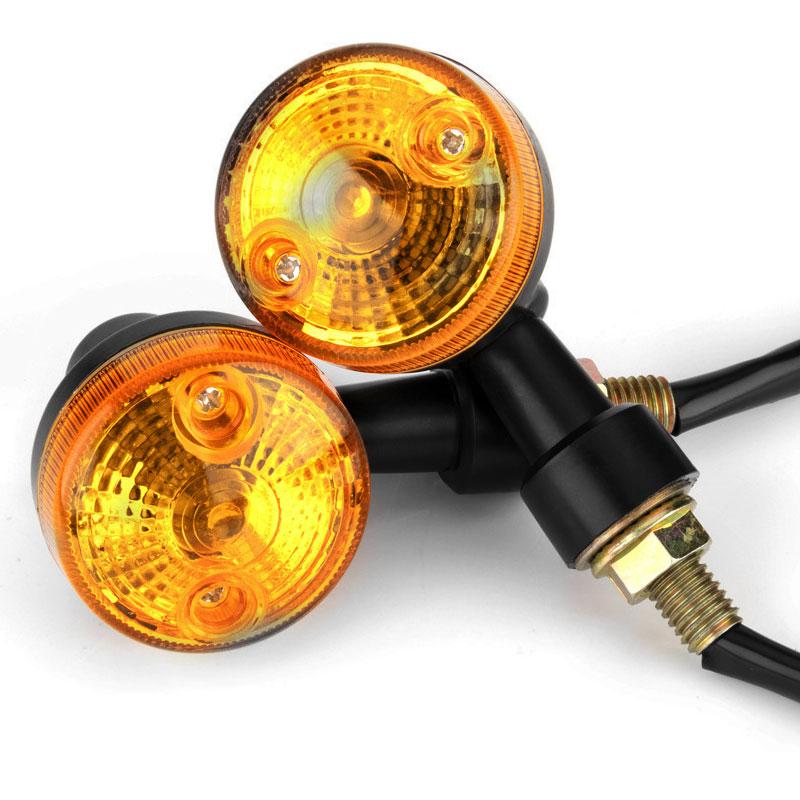 4pcs Motorcycle Indicator Signal Lights Motorcycle Turn Signal Blinker Light Lamp Flash Motorcycle Accessories for Honda Yamaha