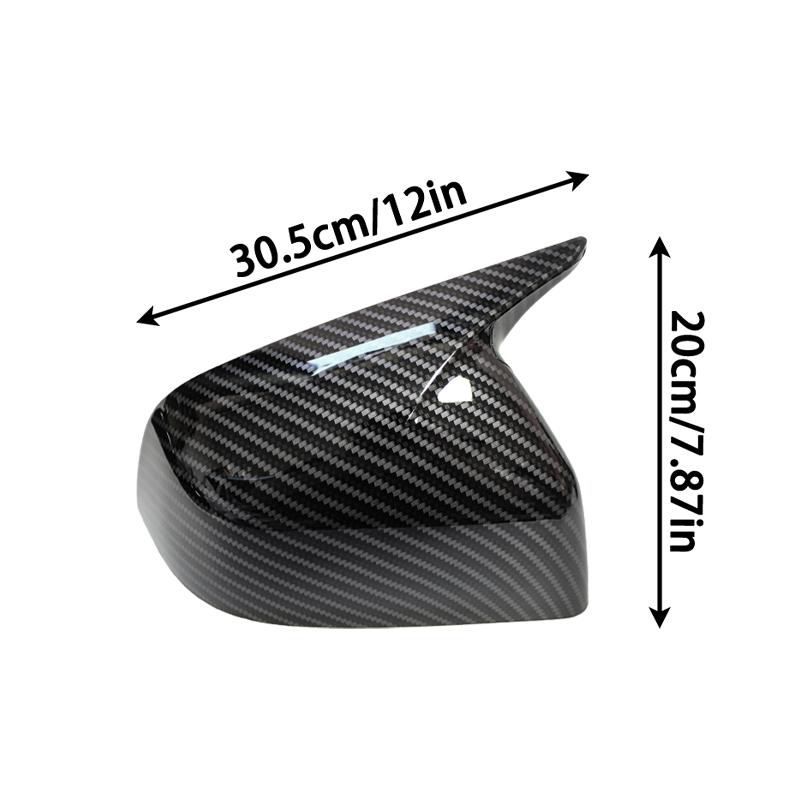For Tesla Model Y Juniper 2025 ABS Rear View Door Wing Side Mirror Cover Caps Shell Case Bull Horn Rearview Mirror Cover Exteri