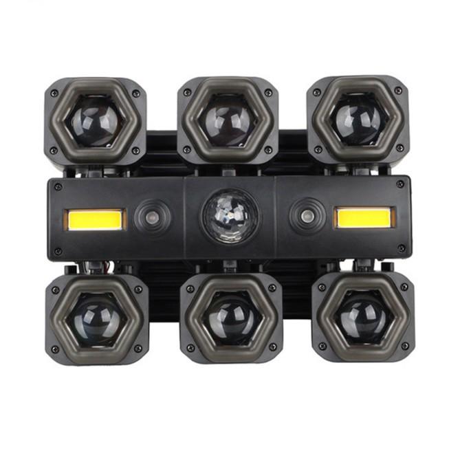 2025 Six-Head Pirate Ship Beam & Laser Magic Ball Stage Light for KTV