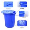 ZISIZ Large Plastic Bucket with Lid