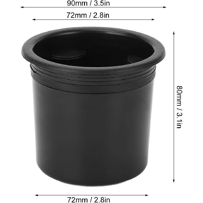 Fockety Cup Drink Holder, 2Pcs RV Cup Holder Insert Replacement Plastic Spilling Proof Drink Can Holder Boat Cup Holder Easy Installation for Boats