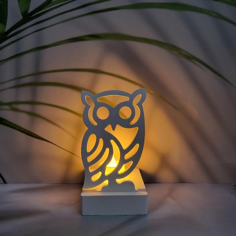 

Полая сова вставка гипсовая форма сделай сам силиконовая форма подсвечник украшение для дома 9799