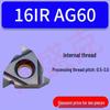 CNC High Hardness Threading Inserts for Internal/External Use (16ER/IRAG60) 1.5/2.0/2.5 Sizes, 40-60° Angles
