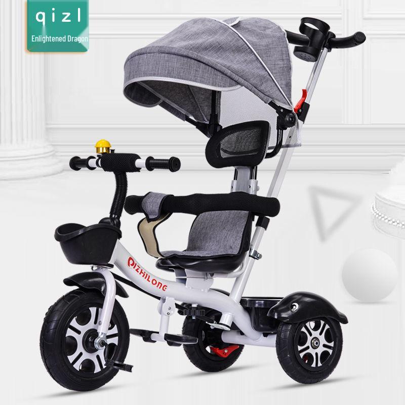 Lightweight Children's Pedal Car Stroller Tricycle for Ages 1-5