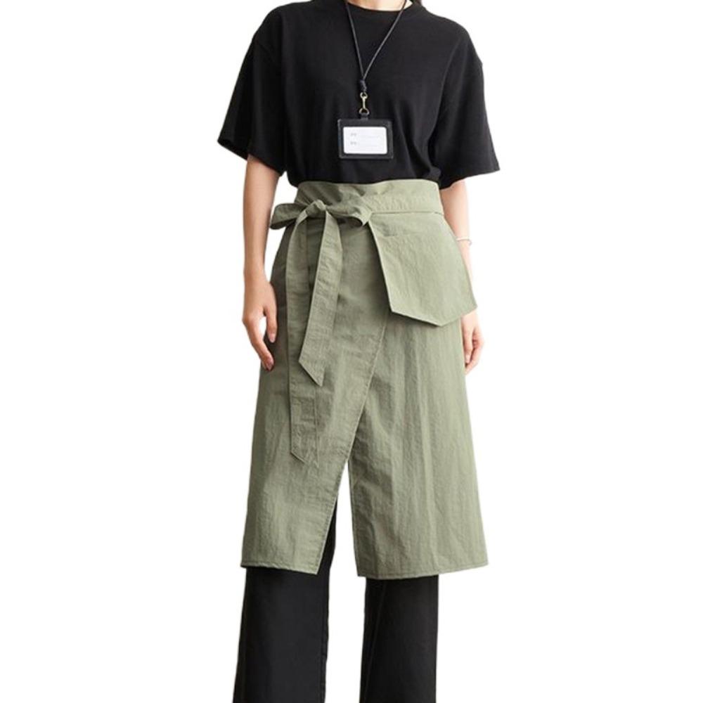 Fashionable Split Apron Breathable Kitchen Apron Durable Dining Apron  Barista