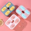 4 Cells DIY Ice Cream Summer Pop Mold Popsicle Molds Maker Lolly Mould Tray Pan Kitchen Tools Ice Cube Tray Popsicle Mould