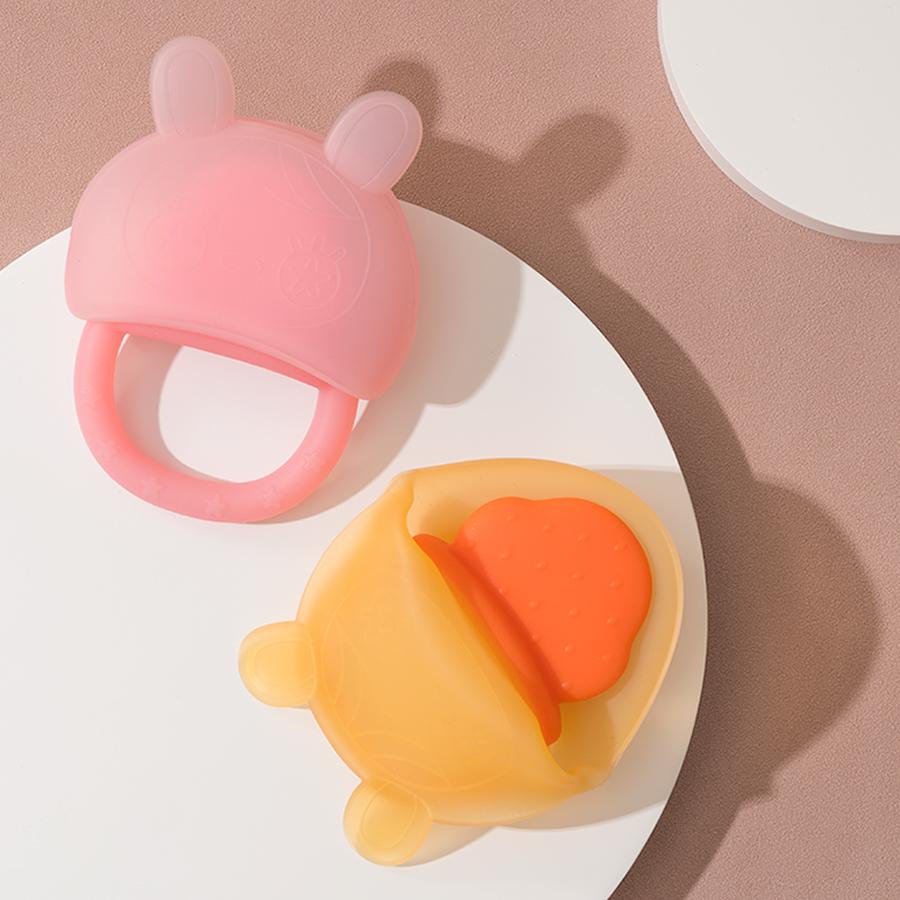 Color Kids Silicone Teething Toys For Baby Infant Hand Teether Pacifiers Baby Toy Toddler Chewing Teether Toy Kids Feeding Dummy