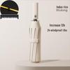 Xiaoyan 12-Rib 3-Fold Windproof Sun/Rain Umbrella