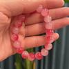 B90 Chinese Imitation Gradient Cute Plate Playing Bracelet Gradient Glass Bead Bracelet for Unisex Present DIY Jewelry Wholesale