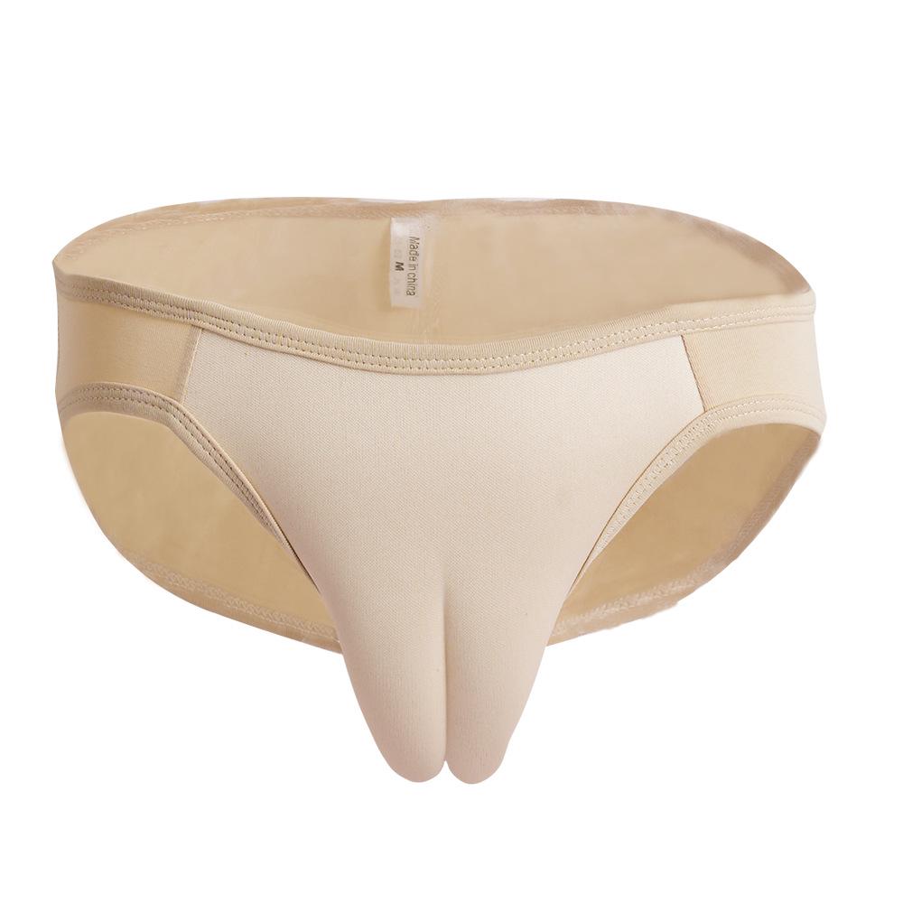 Mandaino Crossdresser One-Piece Thong with JJ Concealment and Fake Vagina for COS