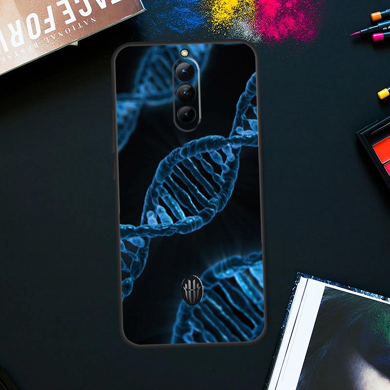 

Science DNA Biology Case For ZTE Nubia Red Magic 9 8 8S Pro Plus RedMagic 6S 7S Pro 6 7 Pro 5S 6R 5G Back Cover Red Magic 9 Pro