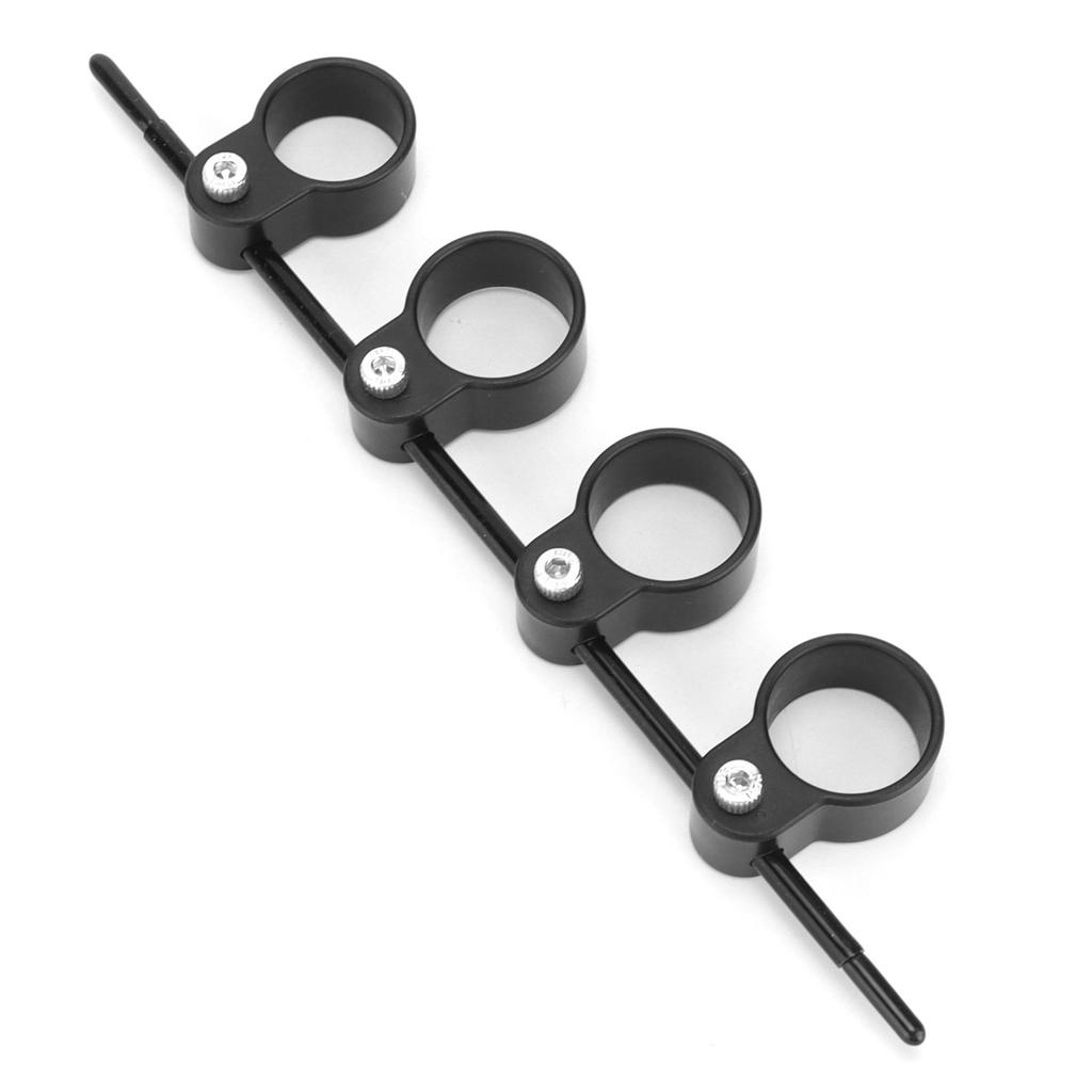 Finger Exerciser Musical Instrument Training Fingertip Stretch Separator Auxiliary ToolBlack Large (Adjustable Span)