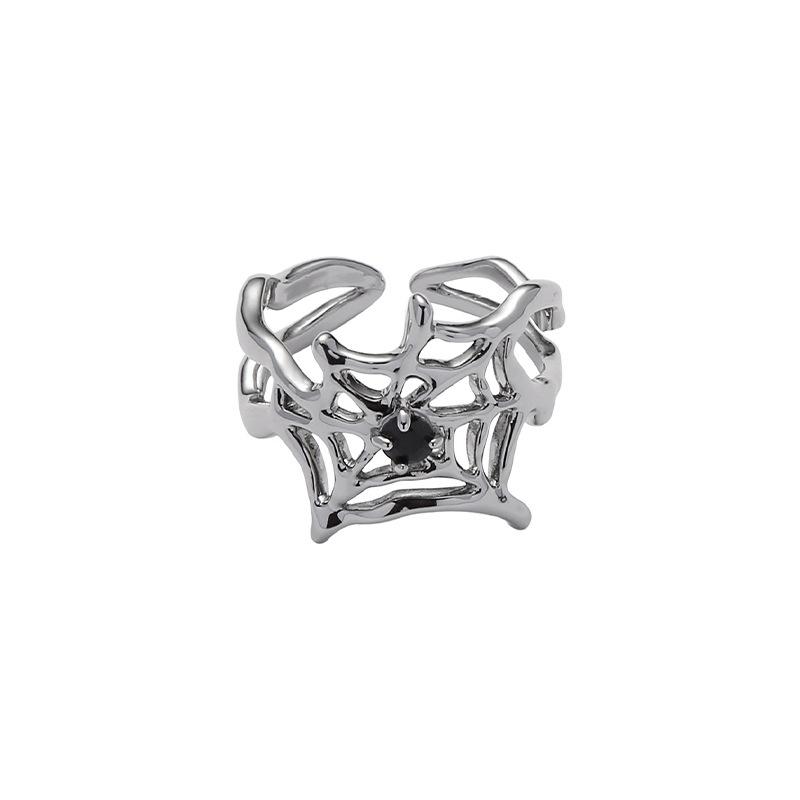 Dark Poisonous Spider Ring Female Niche Design High Sense Light Luxury Personality Trendy Cold Wind Han Opening Ring