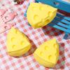 Mini Juguete de Queso para Apretar Queso Squishy Juguetes Fidget Forma de Rebote Lento Pelota para Ventilar para Adultos Regalos