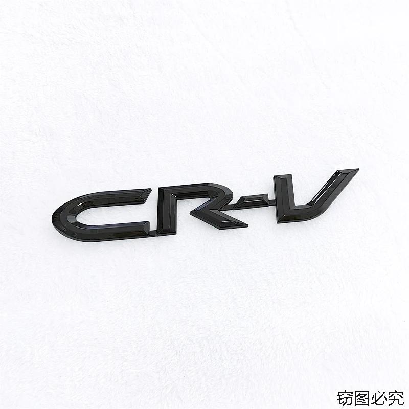 ABS Car Side Stickers Rear Trunk Letters 3D Emblem Badge for Honda CR-V Logo Decals Auto Modification Styling Decoration