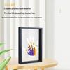 Personalized Family Handprint Photo Frame DIY Set with 6 Paint Colors, Pen, Eraser, and Brush