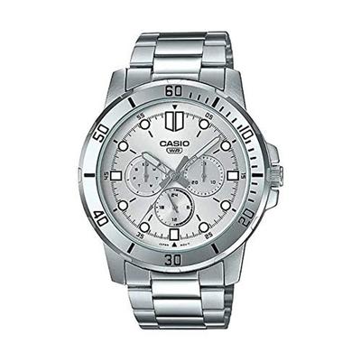 CASIO Standard MTP-VD300D-7E Men's Watch (Silver)