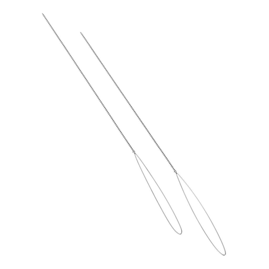 2Pcs 0.15-0.7mm Stainless Steel Big Eye Beading Needles Easy Thread String Cord Pins For Beads Pearls DIY Jewellry Making Tools