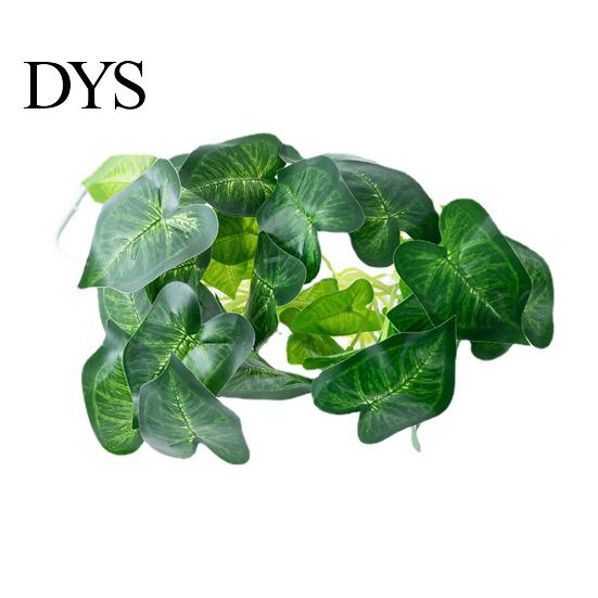 Artificial Green Plant Vivid Appearance Non-Withered Faux Silk Cloth Imitation Simulation Leaves Fish Tank Decoration Photography Prop