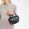 Women's bag new trendy high-end fashion niche design solid color retro messenger bag portable saddle bag