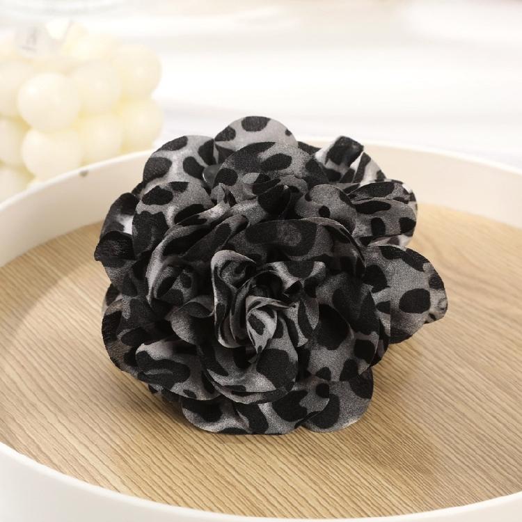 Unique Leopard Patterned Hair Clip Adjustable Size for Easy Styling Adjustable Hair Clamp Adds Charm To Any Hairstyle