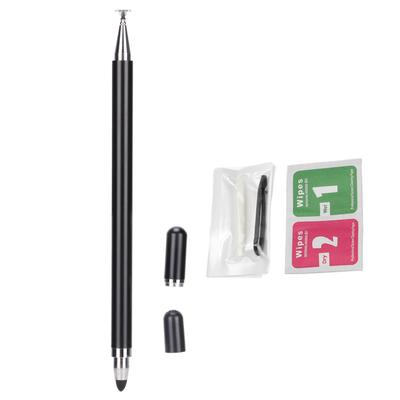 Stylus Pen 2 In 1 Capacitive Touch Screen Pens with Replacement Tips Cleaning Bag for Mobile Phones Tablets Notepad