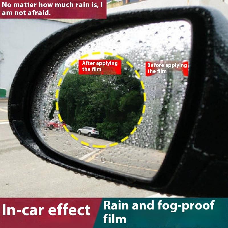 Suitable for All Car Models!Car Mirror Rain Film,Highly Efficient Waterproof and Anti-Fog,Easily Cope with Rainy Road Conditions