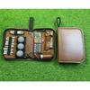 Golf Tool Kit Bag - Large Capacity Leather Organizer, Multi-functional Portable Golf Accessory Case for Travel & Storage