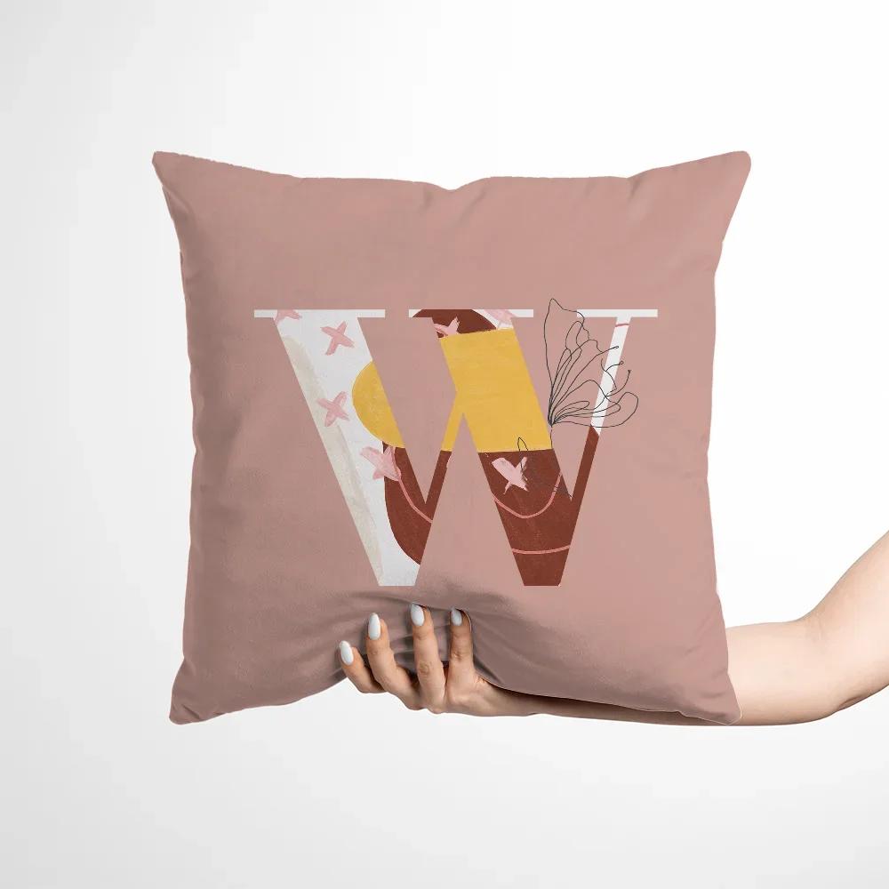 Modern Home Decoration Products English Letters  Cushion Cover X Cushions Covers Pillow Cases Decorative Pillows Sofa