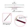 Set of 2 Kimono Hangers, Dark Red, Standard and Regular Sizes, with Obi Hanger, Extendable, Foldable, Fits Kimono and Accessories, Made In Japan, Suit
