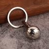 Keychain Pendant Car Gear Mini Ball Design Zinc Alloy Key Chain Electroplated Metal Key Ring Backpack Car Accessory