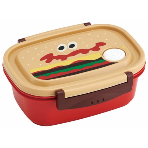 Skater Easy & Light Lunch Box, Medium, Microwaveable, 550ml, Sealable Storage Container, Burger Conks XPM4