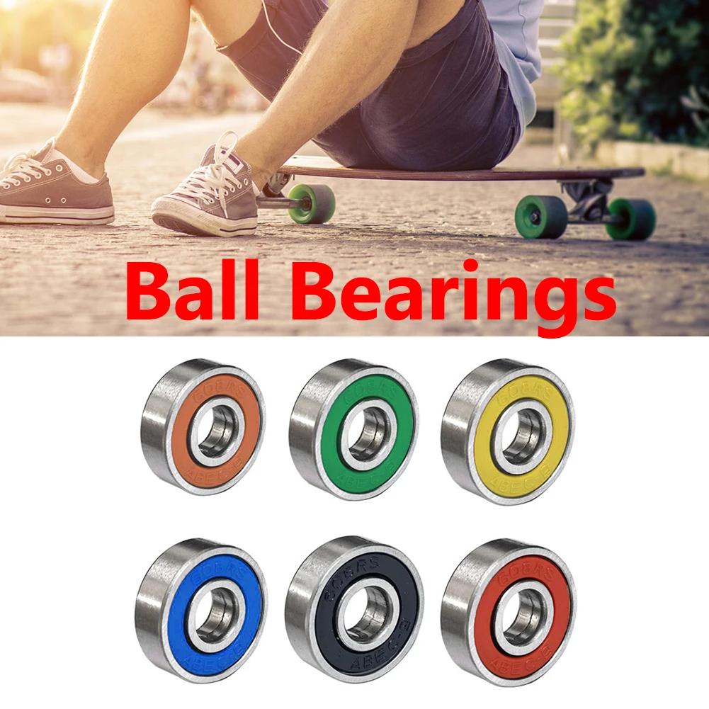 10/20pcs Ball Bearings 608RS ABEC-9 8x22x7mm Carbon Steel Miniature Bearing Skateboard Scooter Deep Groove  Roller Skate Bearing