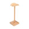 Wooden Headphone Holder Beech Headset Stand Desktop Display Shelf for Home Office Studio Study