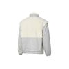 Puma Chaqueta de Algodón Patchwork de Borreguito Sintético Bordado de Bolsillo Hombre Chaquetas Blanco 534974-93