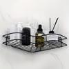 1/2pcs Bathroom Shelf, Shower Caddy Rack, Bathroom Kitchen No Punching Triangle Storage Rack, Shower Shelf, Shampoo Storage Rack Holder