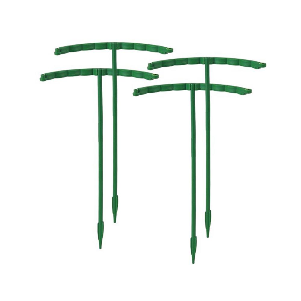 16PCS Plastic Plant Support Pile Stand Plant Support Pile for Flowers Greenhouses Arrangement Fixing Rod Holder Garden Tools