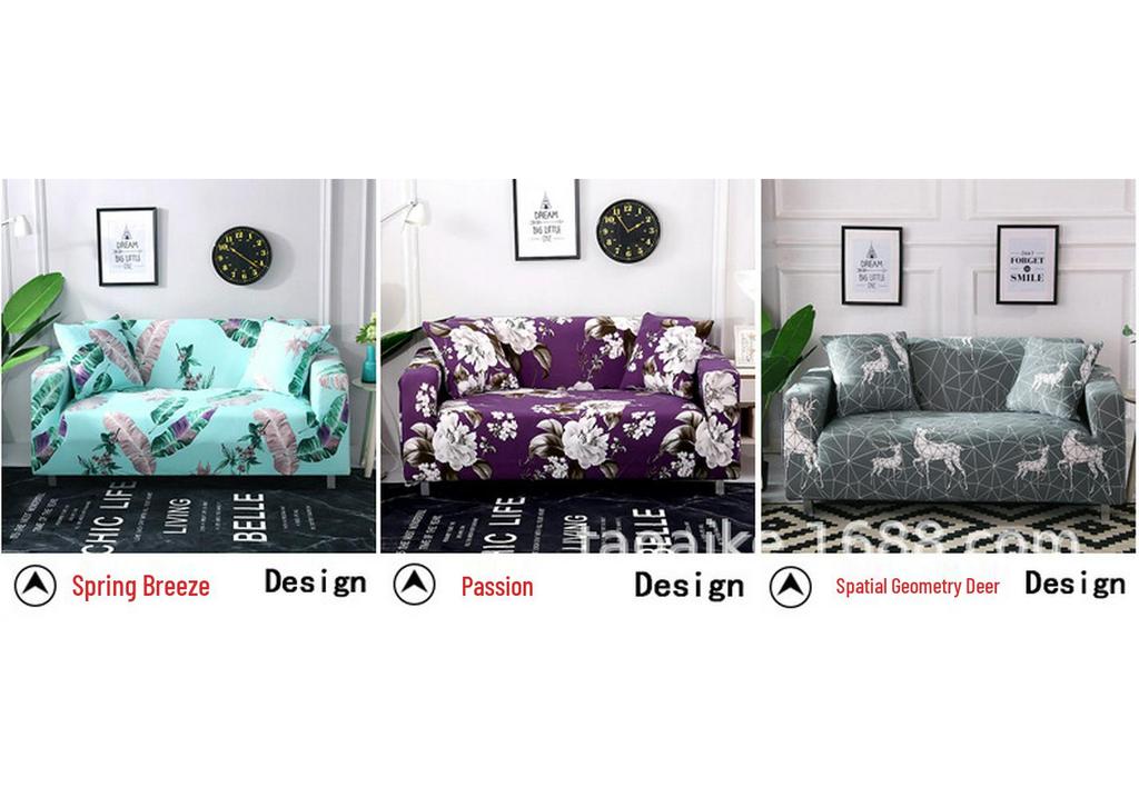 Universal Stretch Non-Slip Sofa Cover, Full Coverage & Dustproof for All Seasons