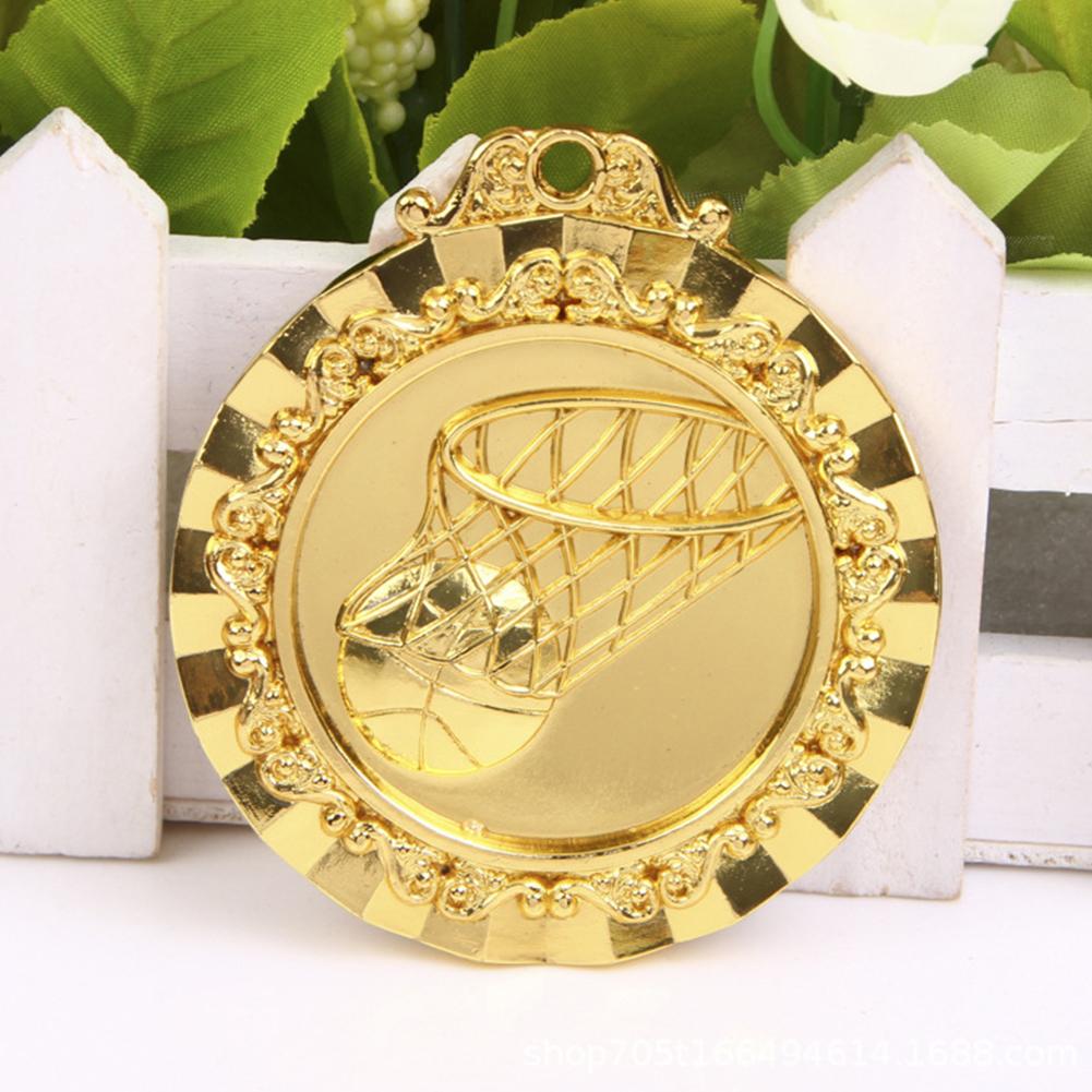 6.5cm Basketball Medals Sports Medal Gold/Silver/Bronze Medals Basketball Game Medals for Basketball Championship