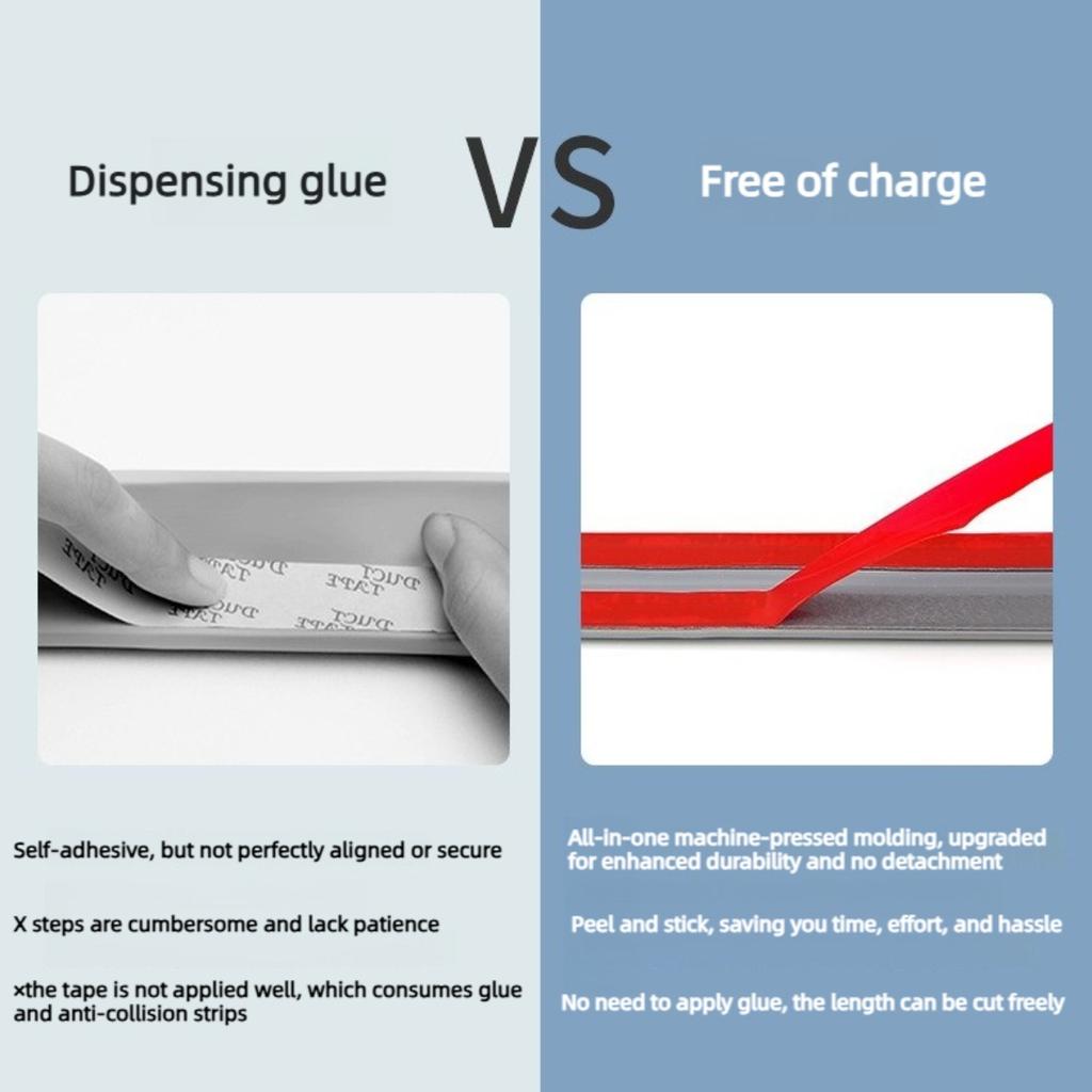 Home Anti Collision Strip Safety Corner Guards Soft Edge Bump Protection for Table Waterproof Anti Mould Self Adhesive Strip