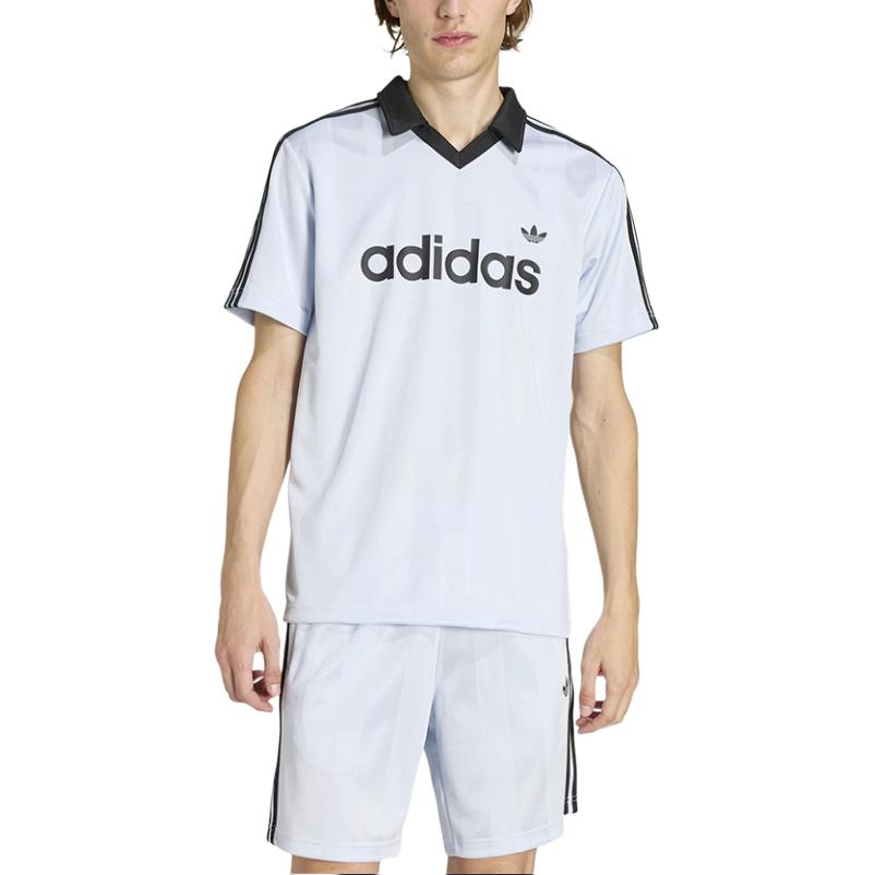 Adidas Originals Archive Logo Printed Short Sleeve Polo Shirt Men tops KE2453 L