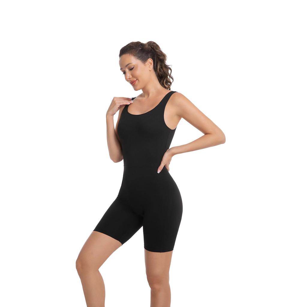 Macacão Feminino Estilo Workwear Slim Fit - Tecido Elástico Respirável Cintura Ajustável Romper Casual Chic para o Escritório