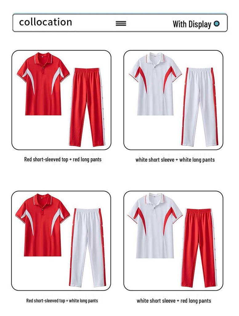 Spring & Autumn Junior High Academy Sports Set: School Uniform Jacket for Students