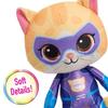 Disney Junior SuperKitties 7-inch Small Plush Stuffed Animal, Sparks, Kitten, Kids Toys for Ages 2 Up