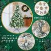 wemitas Christmas Tree 36 6cm x White and Large Nordic 8 14 Pieces Ornaments, Balls, 3cm, Gold, Capacity, Style, Wooden, Varieties,