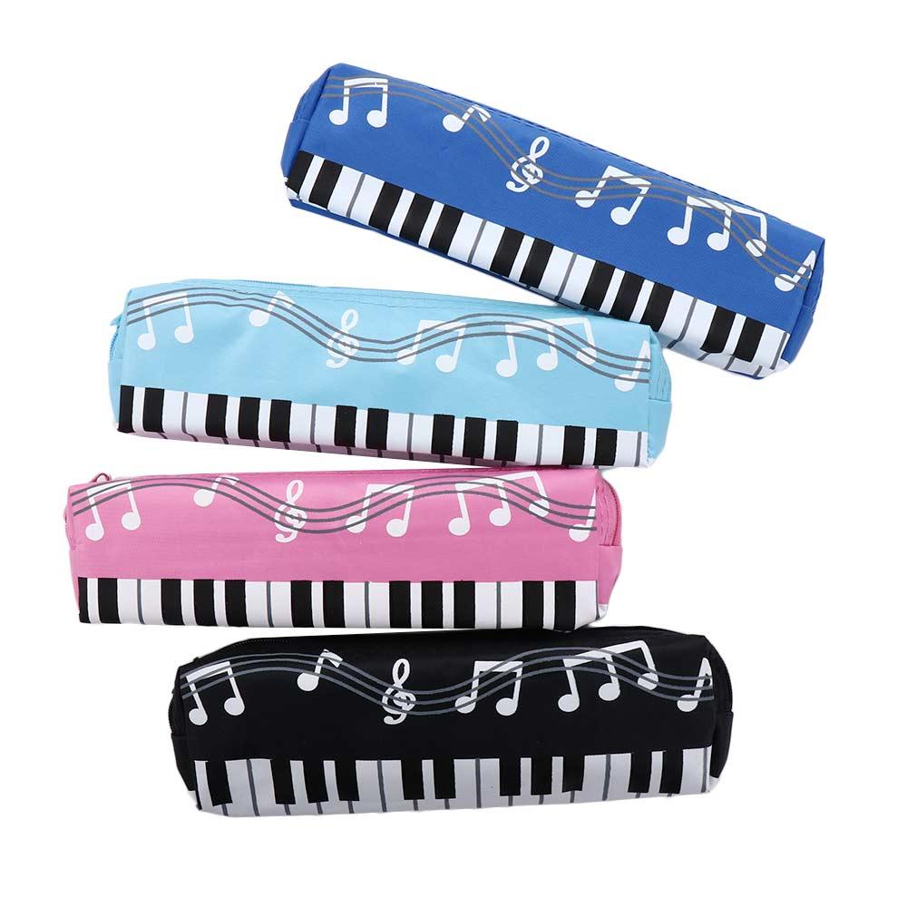 Pen Bag Musical Note Piano Pouch Student Pencil Case Musical Pencil Cases Piano Note Pencil Bag