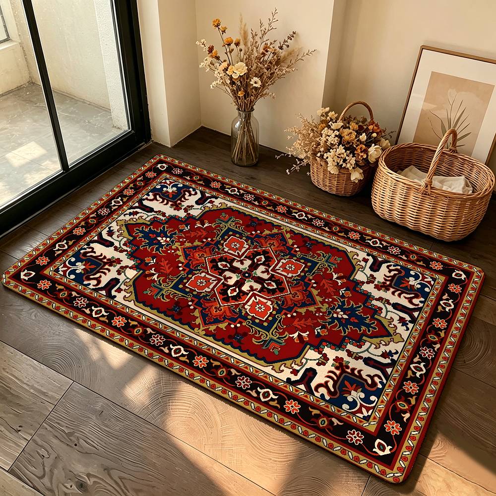 Persian Carpet Carpet Bathroom Anti-slip Mat Door Mat Home Decoration Mat Entrance Door Mat Scratch-resistant Door Mat