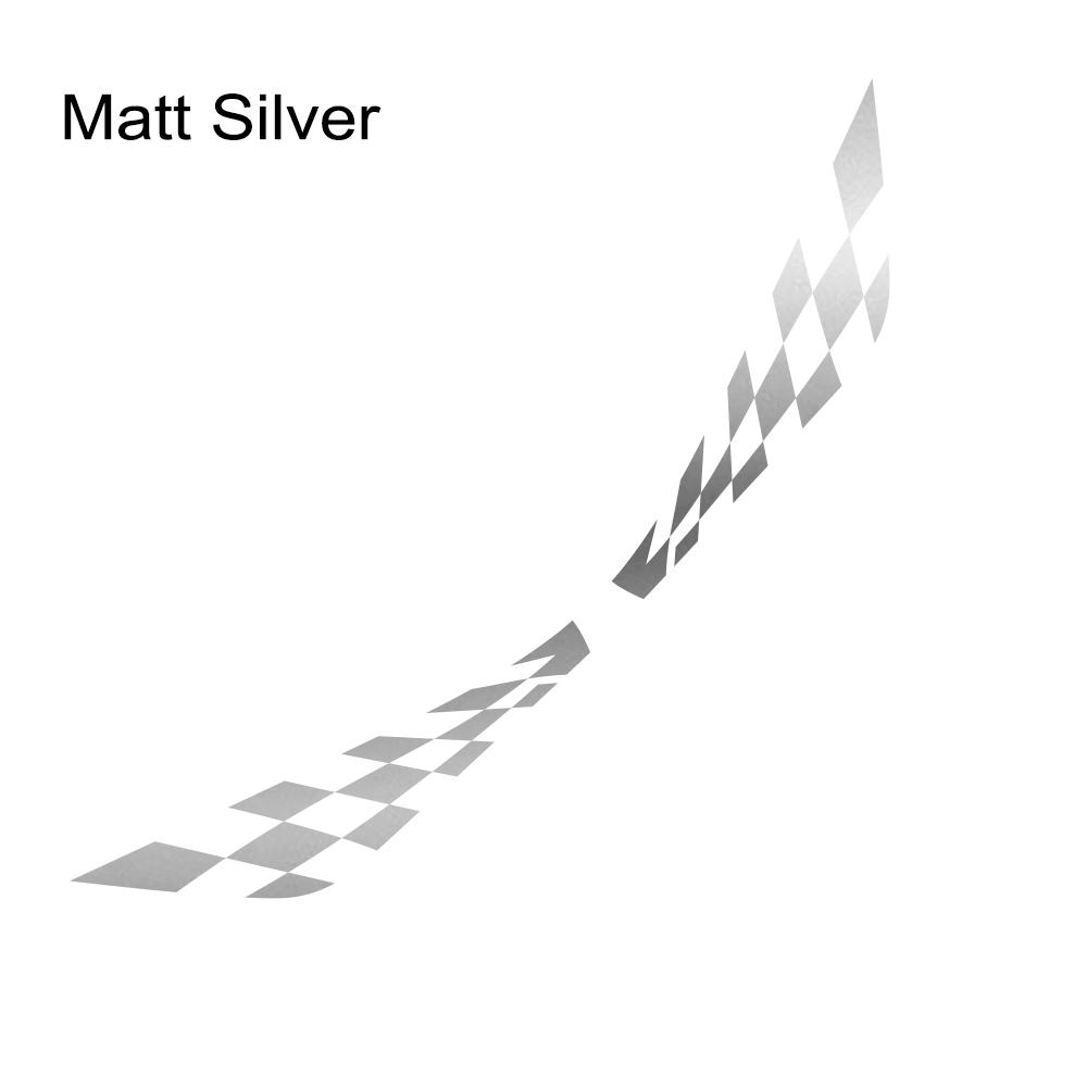 2 szt. Krata boczna drzwi samochodu naklejki foliowe winylowe dla Mercedes Benz Smart Fortwo W453 W451 wyścigi zawieszenie naklejka dekoracyjna