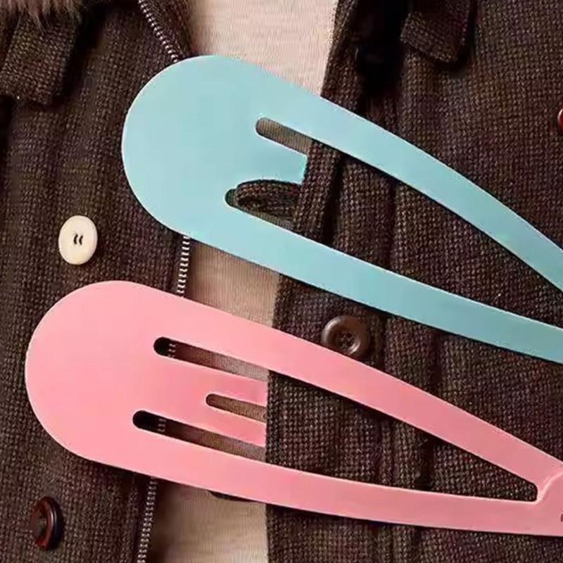 10Pcs/pack Oversized Hair Clip For Women Fashionable Barrettes Funny Accessory For Daily Wear And Parties