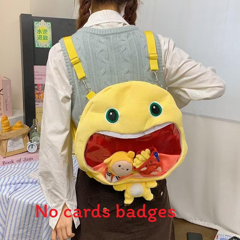 Itabag Hatsune Miku Soft Plush Girl Backpack With Cartoon Art Adjustable Bag